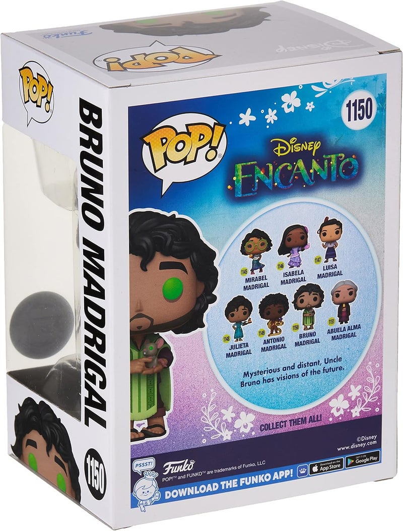 Funko Funko Pop Disney Encanto  Bruno Madrigal Glows in The Dark Special Edition 1150 Vinyl Figure  - Image 4