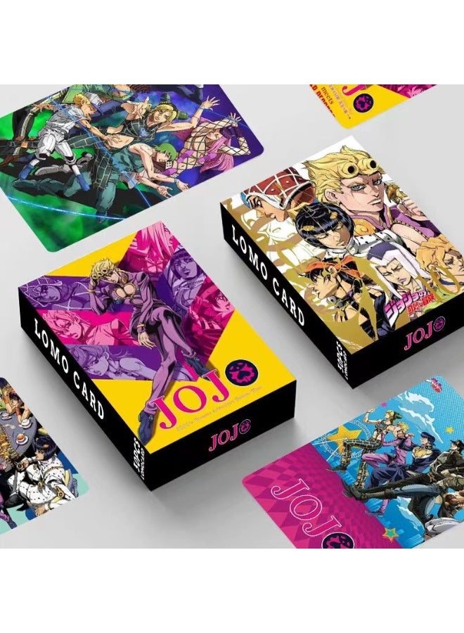 NIBEMINENT 30 Pcs Cartoon JoJo's Bizarre Adventure Double-sided Lomo Cards Card For Fans Collection Gifts - Image 1