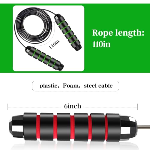 Xnluothsk 24 Pack Jump Ropes, Tangle-Free Speed Jumping Ropes with Foam Handles for Women Men, Adjustable Skipping Ropes for Fitness Workout Slim Body - Image 3