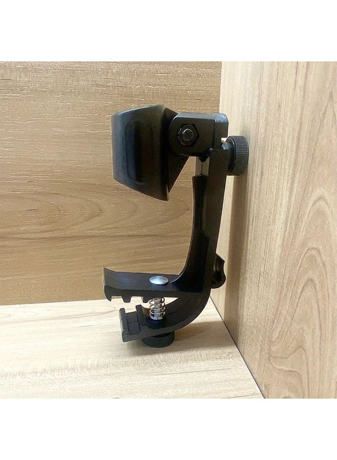 2 Pack Black Heavy Duty Drum Microphone Holders Adjustable Height Angle XLR - Image 4