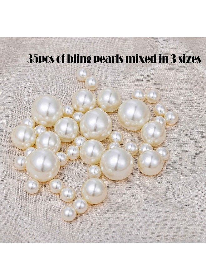 115Pcs Pirate Gems Fake Treasure Jewels With Pearls In Sack Bag Kids Pirate Party Favors - Image 5