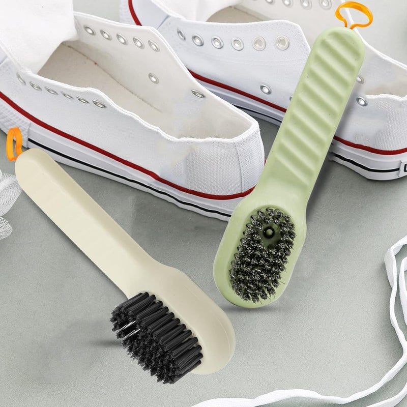 QUEBERS Multifunctional Liquid Shoe Cleaning Brush with Soap Dispenser, Shoe Laundry Brush Scrub Brushes for Cleaning, Soft Bristle Cleaning Brushes for Household Use Bathroom Kitchen (4) - Image 5