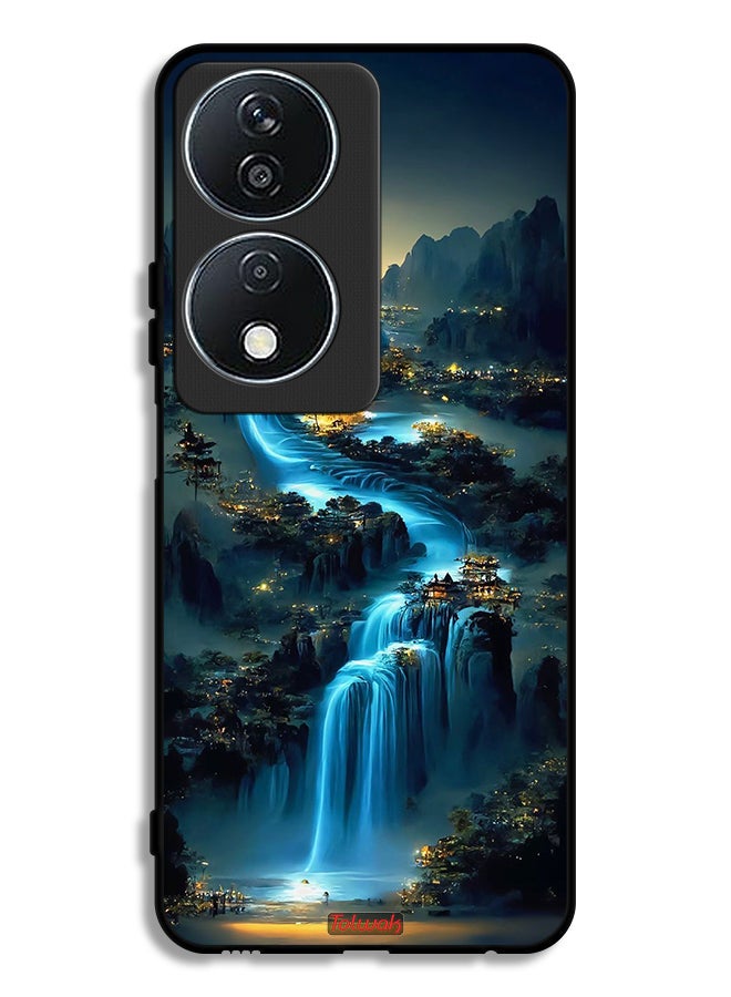 Tolwak Honor X7b 5G Protective Case Cover Waterfall Art - Image 1