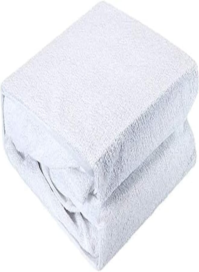 160 Cotton Mattress Protector (White)