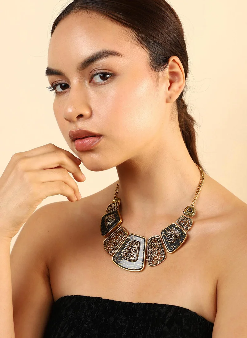 SOHI Party Statement Artificial Necklace Jewellery