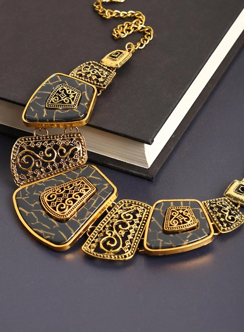 SOHI Party Statement Artificial Necklace Jewellery