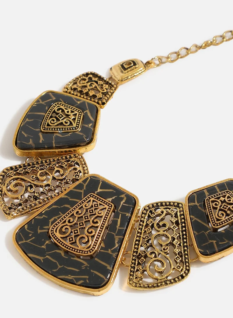 SOHI Party Statement Artificial Necklace Jewellery