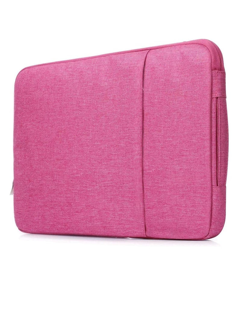 Pink Color Laptop Sleeve 13 inch Pouch Waterproof Portable Handle Laptop Bag Protective Laptop Bag 13.6 Inch - Image 1