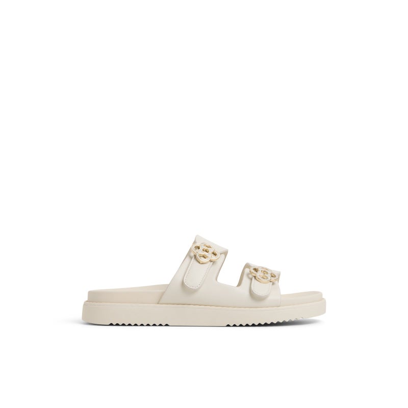 الدو صنادل ديليني مسطحة بيضاء - Image 1