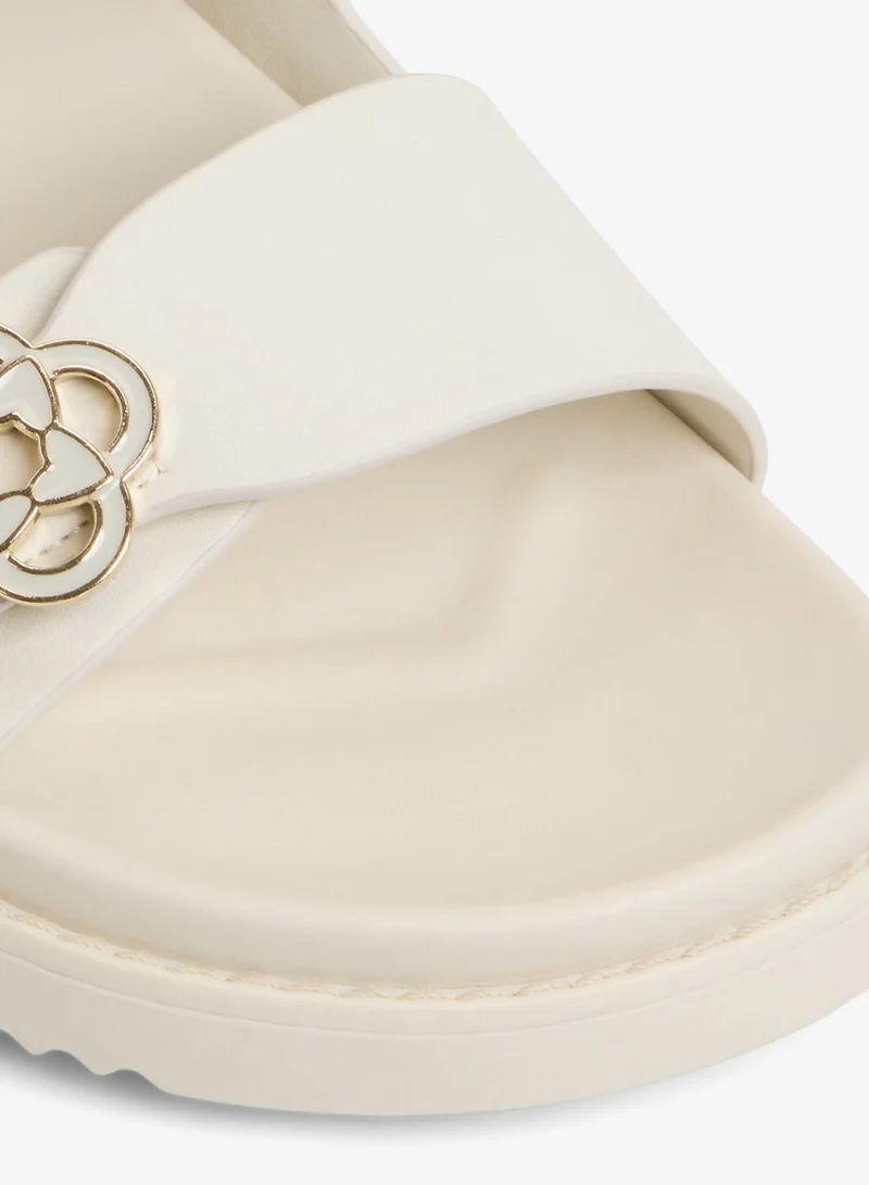 ALDO  Delainey White Flat Sandals for Women | Best Price UAE