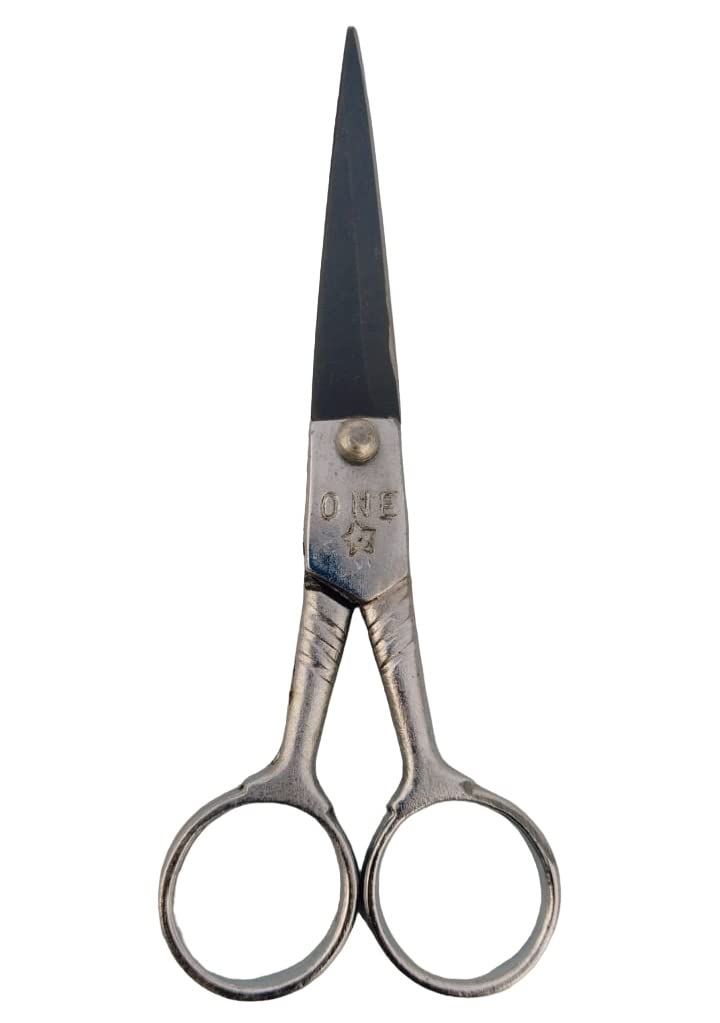 Generic Mustache Trimming Facial Shear Hair Cutting Shaping Scissor Pack Of 1  - Image 1