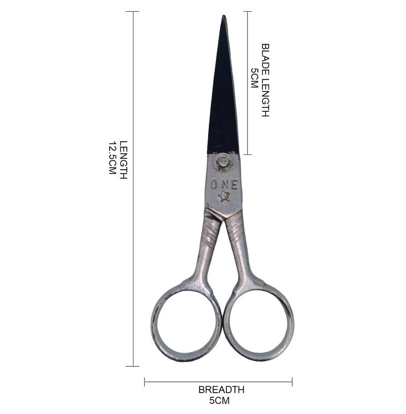 Generic Mustache Trimming Facial Shear Hair Cutting Shaping Scissor Pack Of 1  - Image 3