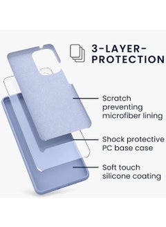 LIXES Soft Silicone TPU Case for Galaxy A23 5G – Light Blue, Camera Protection, Anti-Scratch & Drop-Resistant  - Image 3