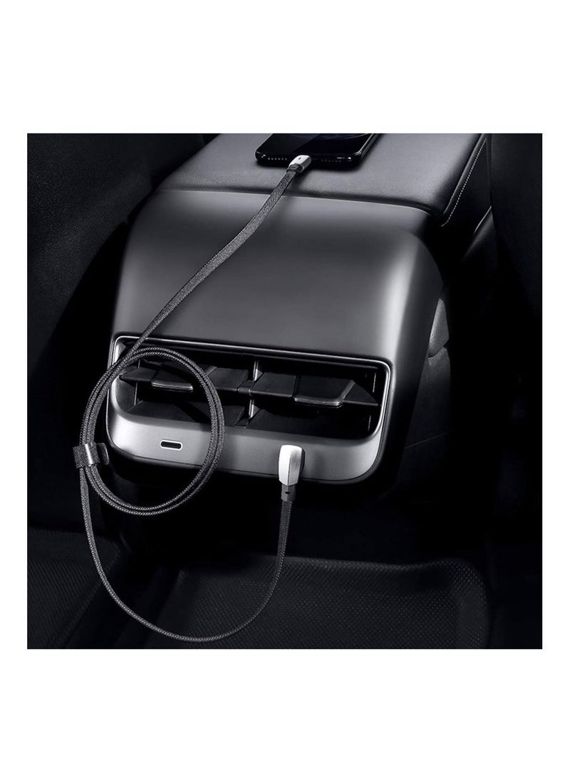 Charging Cable Fit for Tesla Model 3/Y Wall Connector Style PD QC3.0 Charging Cable (USB-C to USB-C) - Light on When Connects to a Device