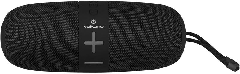 Volkano Pulse High-Performance Bluetooth Speaker with IPX5 Water Resistance - Black - Image 1