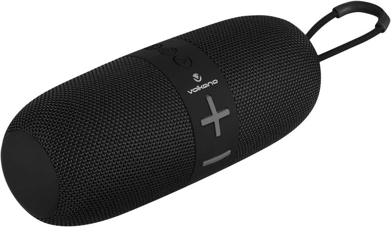Volkano Pulse High-Performance Bluetooth Speaker with IPX5 Water Resistance - Black - Image 3