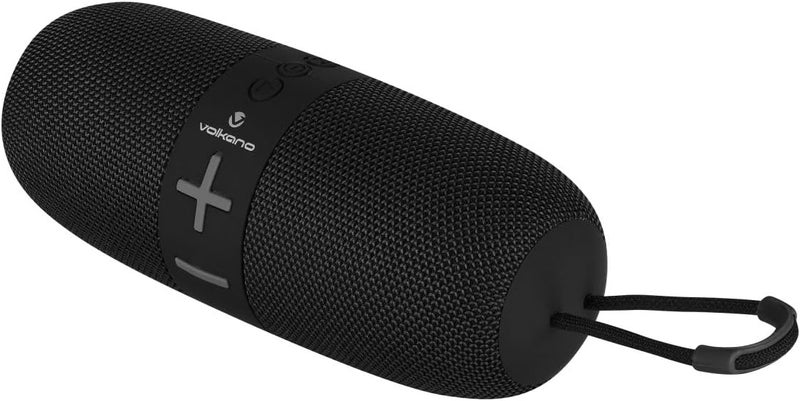 Volkano Pulse High-Performance Bluetooth Speaker with IPX5 Water Resistance - Black - Image 4