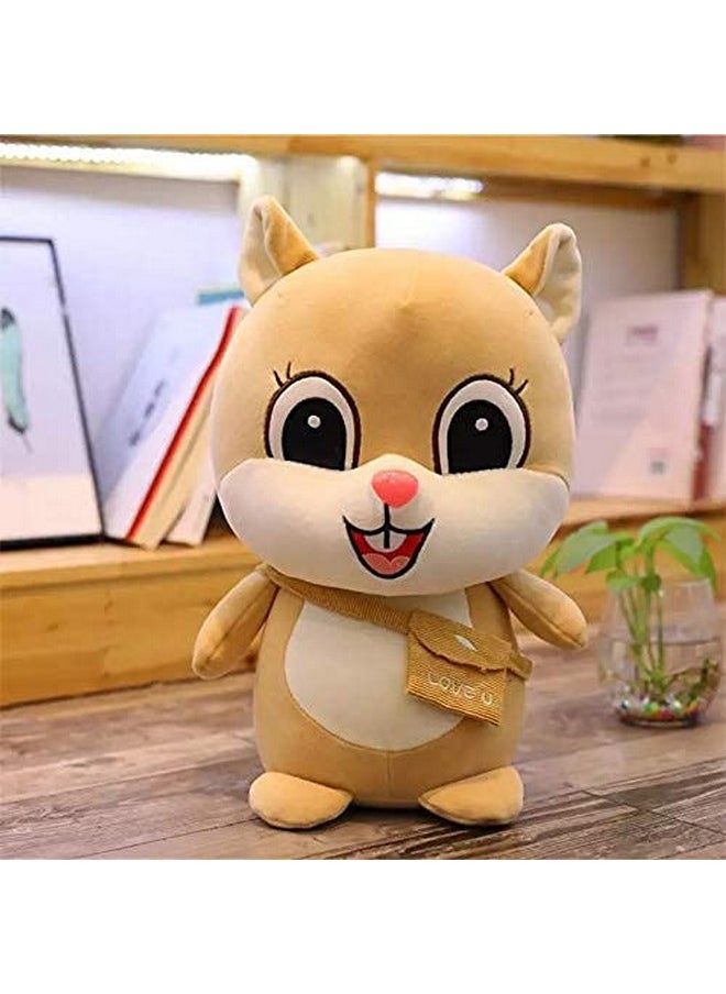 Besties Super Soft Squirrel 35Cm Soft Toy/Stuffed Toy 100% Safe Made In India (Brown 35Cm) 