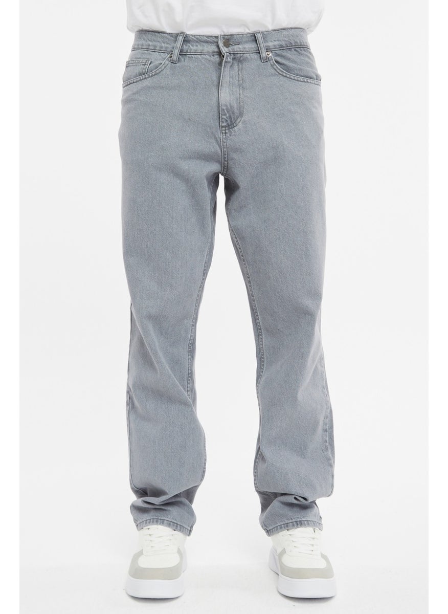 Cedy Denim - Men's High Waist Loose Cut Baggy Loose Fit Jean PANTS-C352 - Image 1