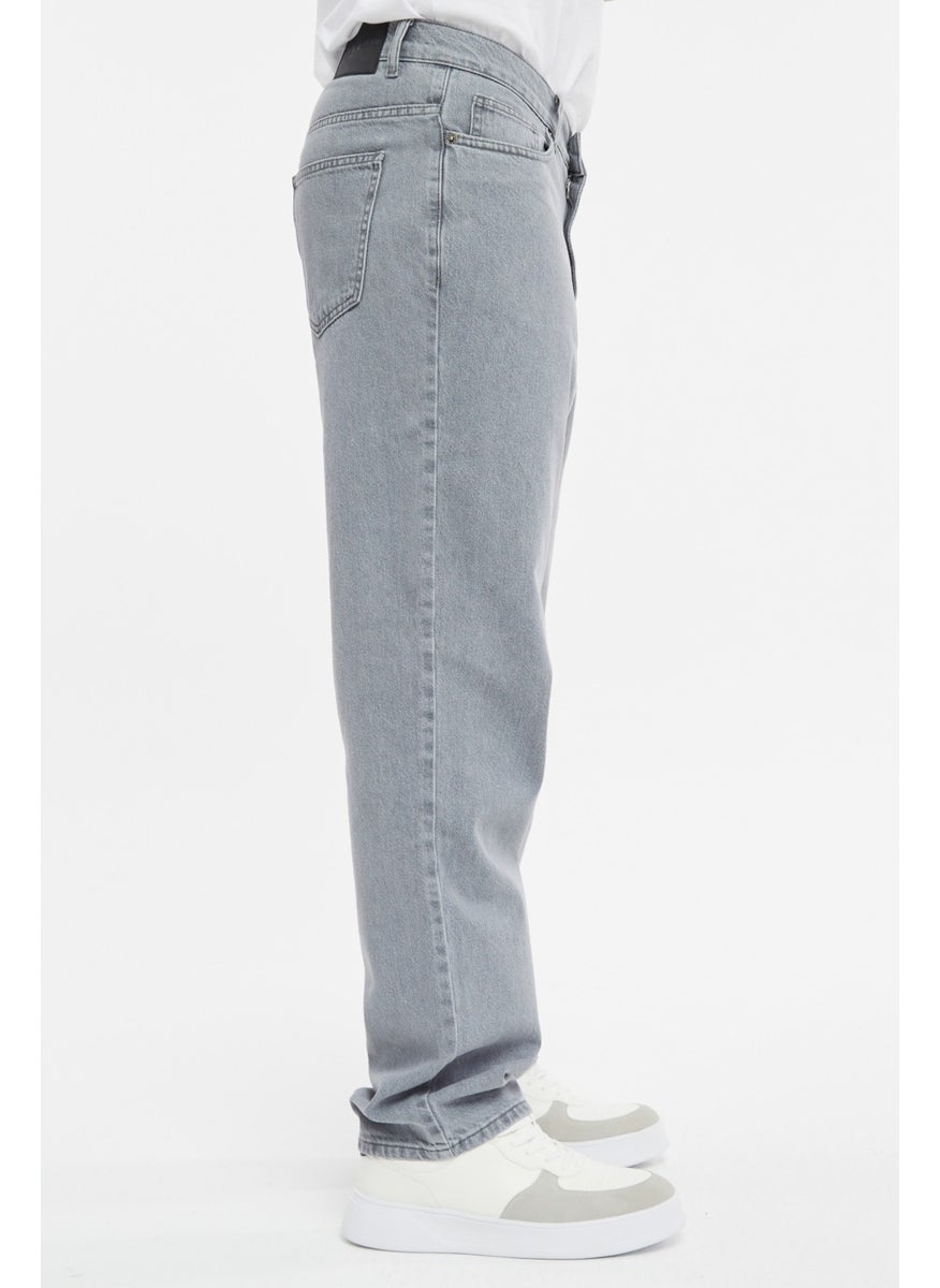 Cedy Denim - Men's High Waist Loose Cut Baggy Loose Fit Jean PANTS-C352 - Image 1