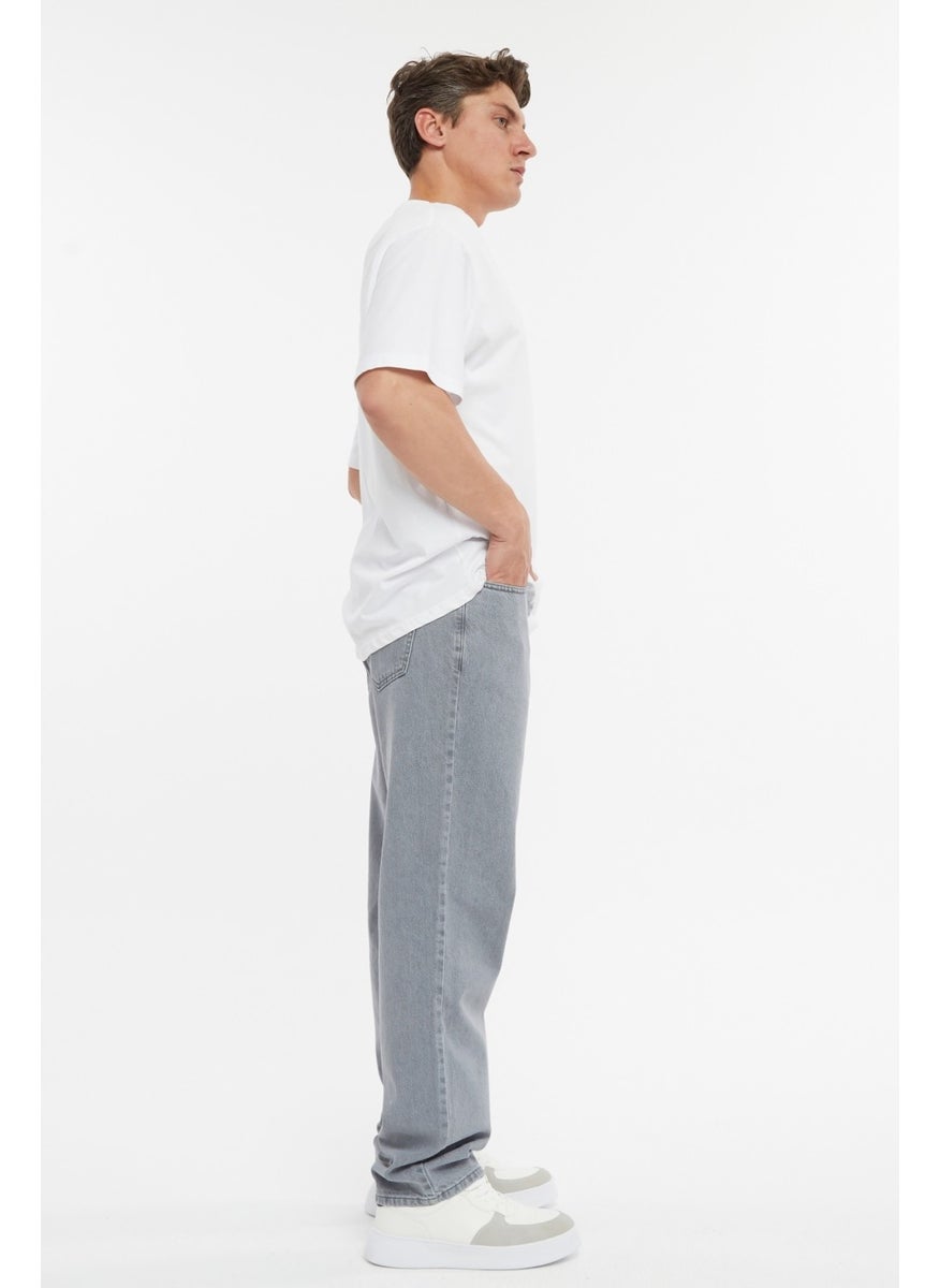 Cedy Denim - Men's High Waist Loose Cut Baggy Loose Fit Jean PANTS-C352 - Image 1