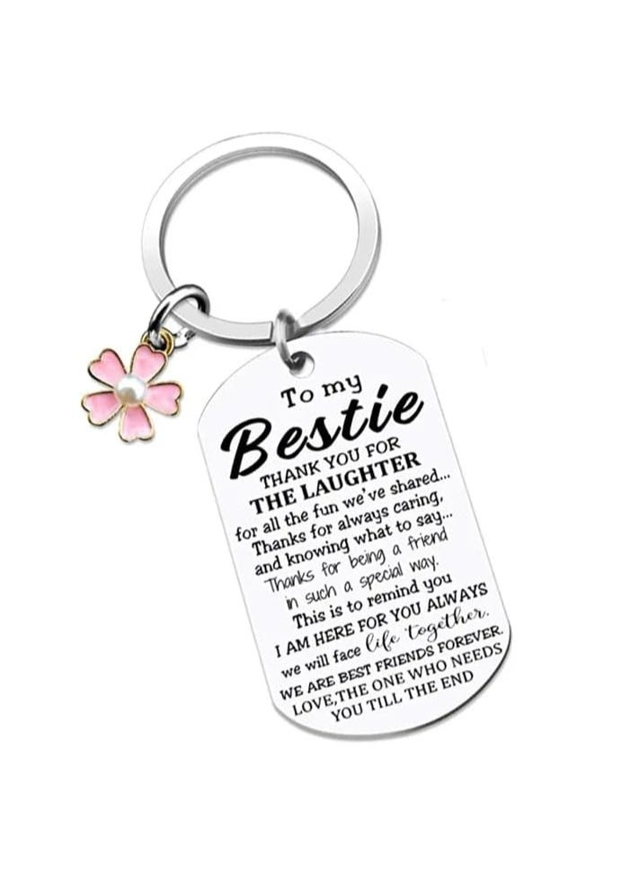 SOLDOUT Bestie Best Friend Keychain True Friendship Gift for Women BFF Girls Besties Birthday Gifts  - Image 2