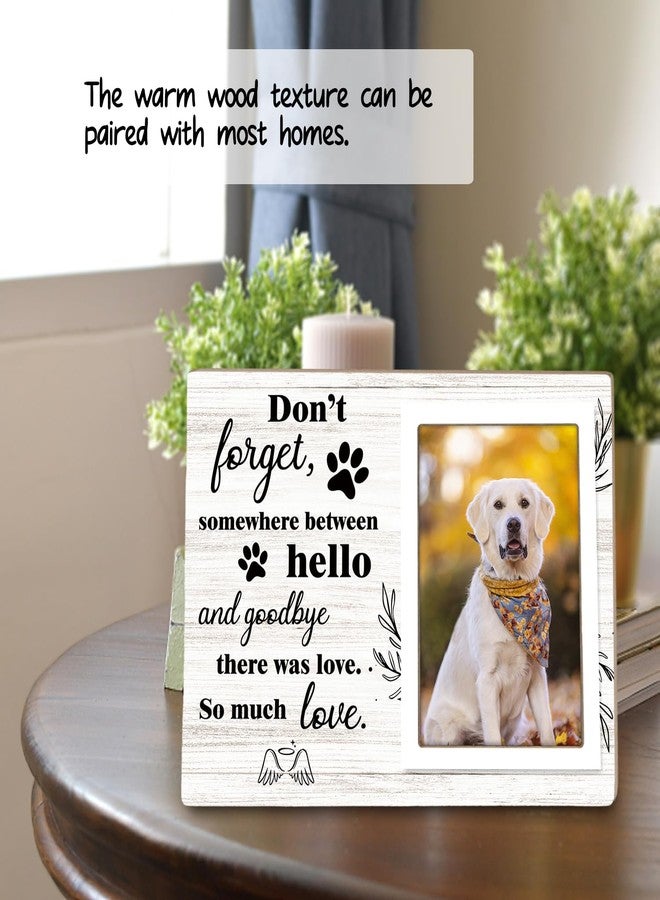 Itsoly Pet Memorial Picture Frame, Sympathy Gifts for Loss of Dog, Dog Photo Frame Passed Away Gift, Pet Remembrance Gift, 4x6 Photo12P062 - Image 3