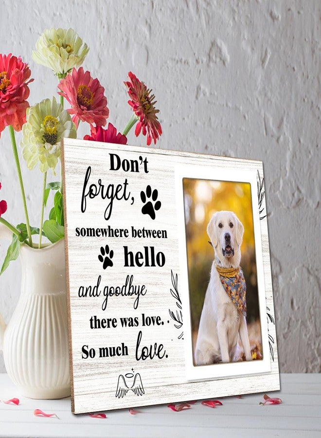 Itsoly Pet Memorial Picture Frame, Sympathy Gifts for Loss of Dog, Dog Photo Frame Passed Away Gift, Pet Remembrance Gift, 4x6 Photo12P062 - Image 4