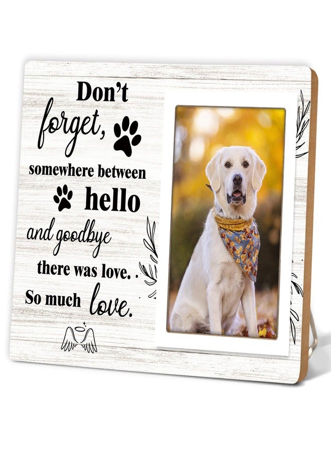 Itsoly Pet Memorial Picture Frame, Sympathy Gifts for Loss of Dog, Dog Photo Frame Passed Away Gift, Pet Remembrance Gift, 4x6 Photo12P062 - Image 1