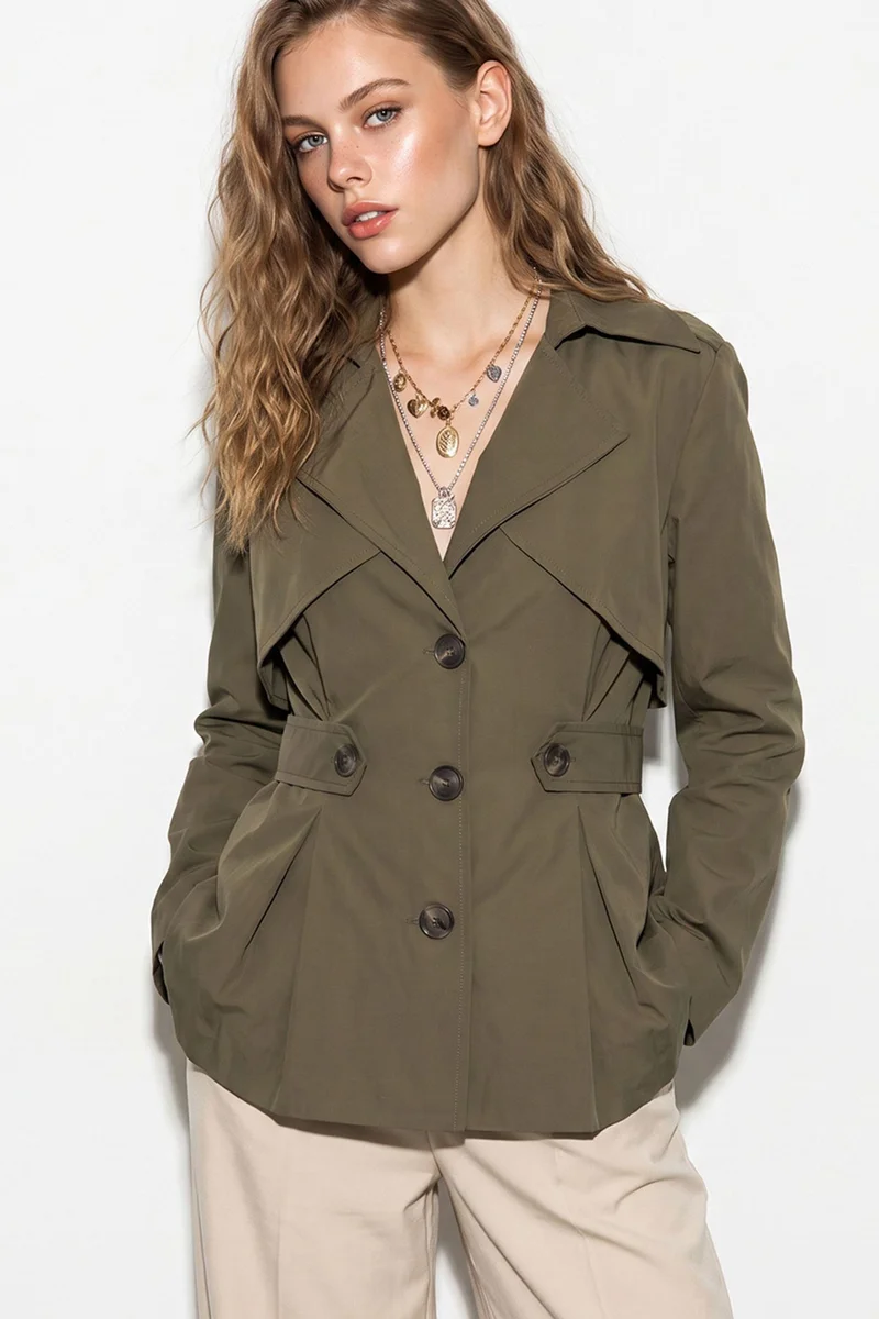 LUCCI Women's Trench Coat