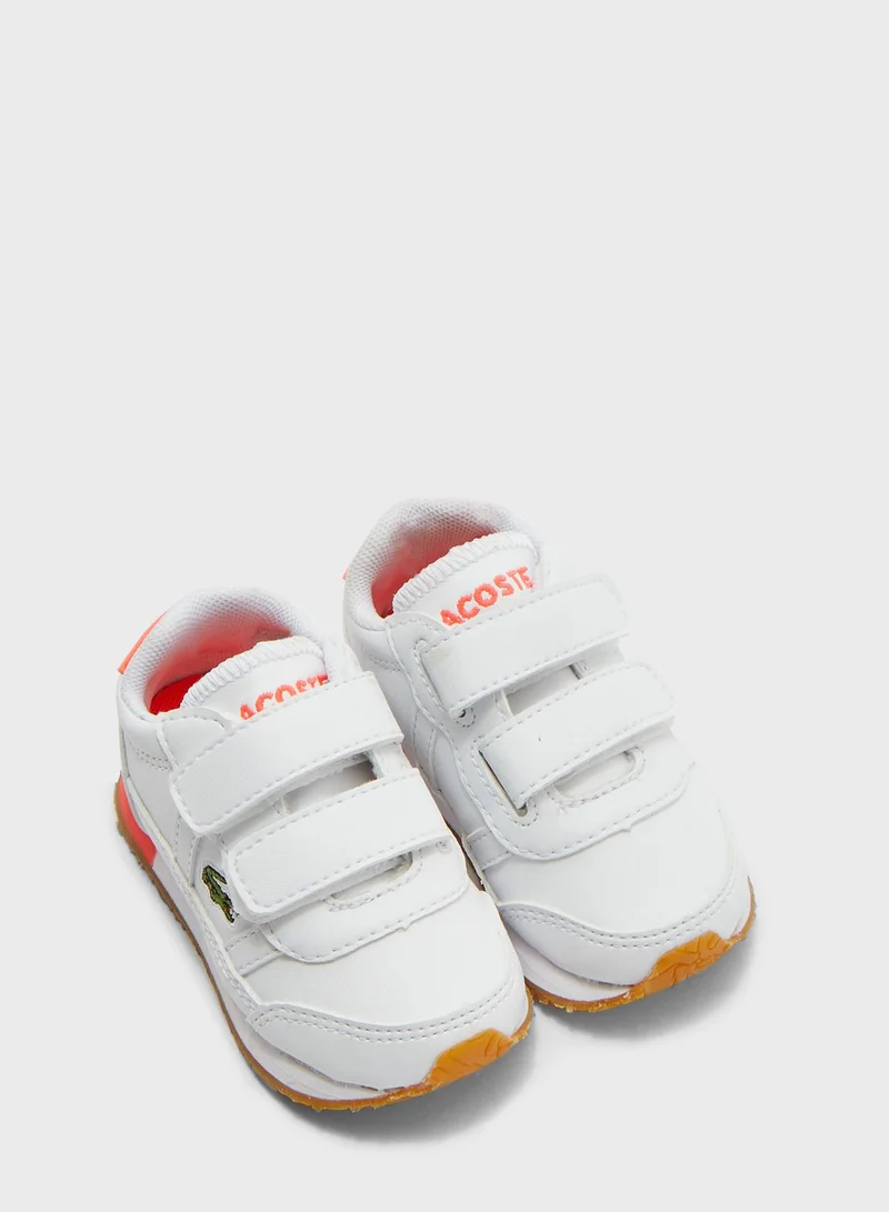 LACOSTE Infant Double Strap Partner Sneaker