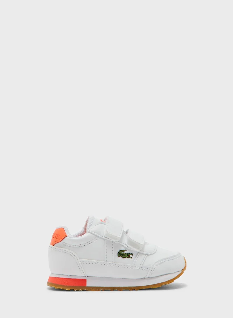 LACOSTE Infant Double Strap Partner Sneaker