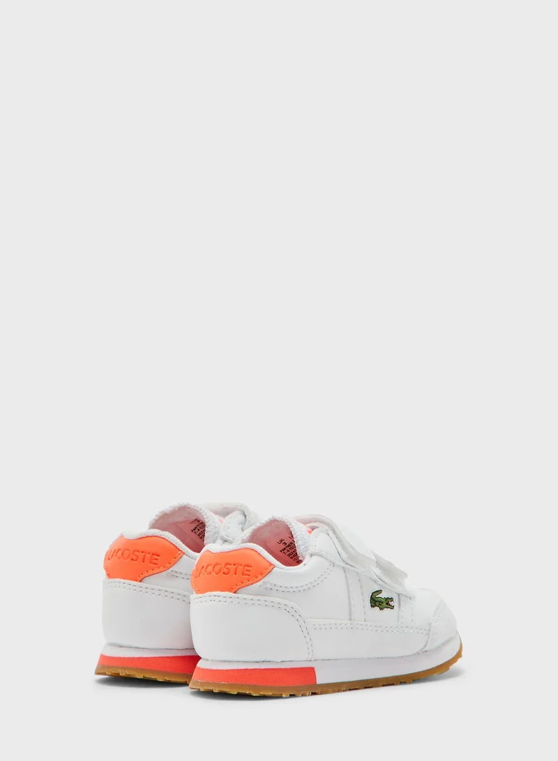 LACOSTE Infant Double Strap Partner Sneaker