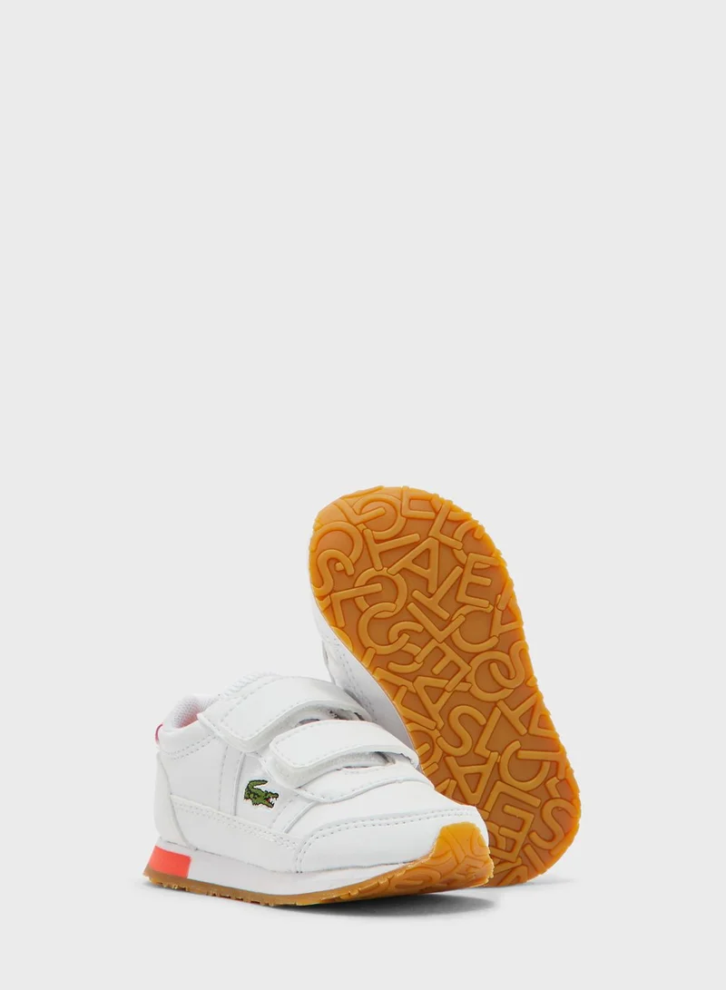 LACOSTE Infant Double Strap Partner Sneaker
