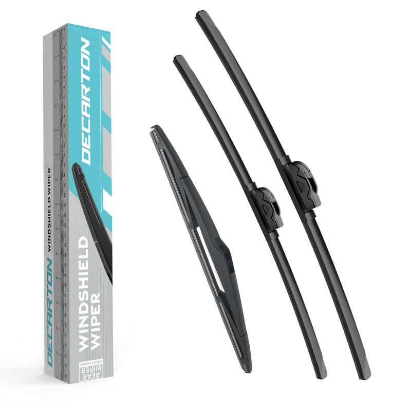 بديل لمساحات الزجاج الأمامي والخلفي لهيونداي توسان 2010-2015 مجموعة أصلية من 3 قطع