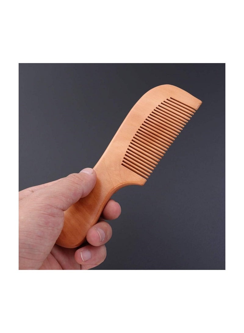 3 Natural Wooden Hair Combs – Smooth & Healthy Hair - Image 3