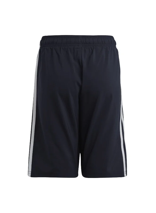 adidas شورت تدريب أزرق قصير للأولاد من U 3S Wn مقاس 7-8 سنوات