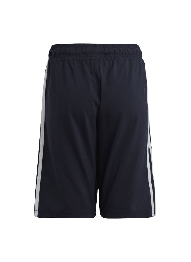Adidas adidas U 3S Wn Short Blue Training Shorts 7-8Y  - Image 3