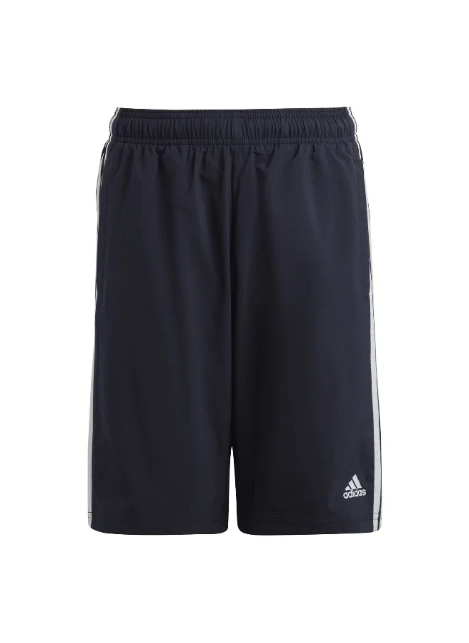 Adidas adidas U 3S Wn Short Blue Training Shorts 7-8Y