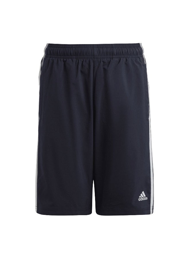 Adidas adidas U 3S Wn Short Blue Training Shorts 7-8Y  - Image 2