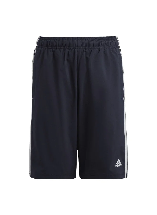 Adidas adidas U 3S Wn Short Blue Training Shorts 7-8Y