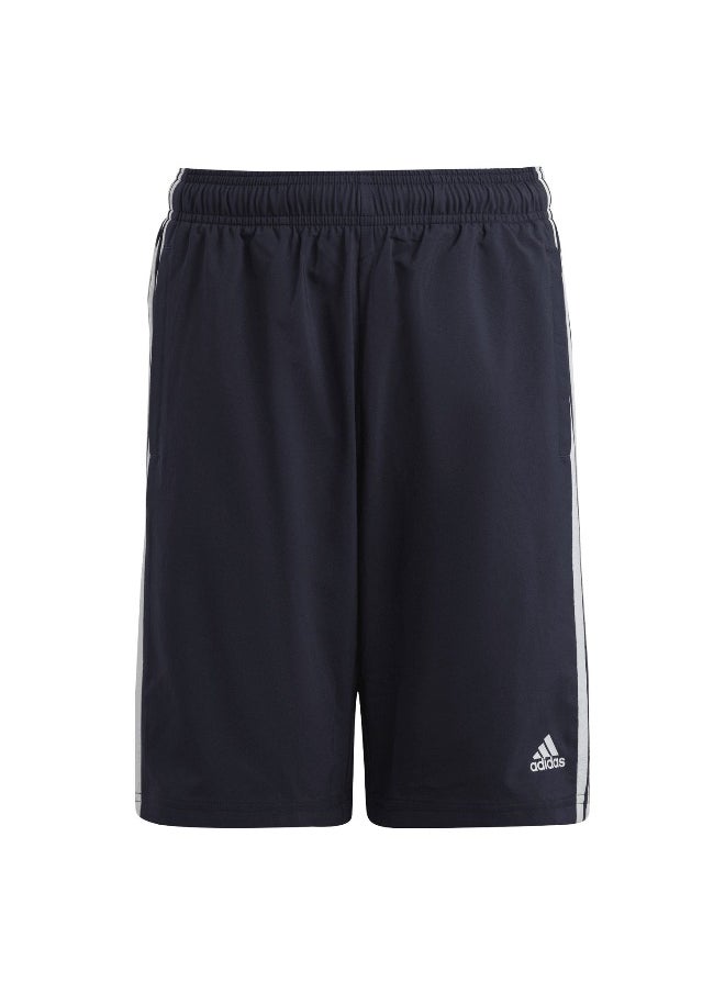 Adidas adidas U 3S Wn Short Blue Training Shorts 7-8Y  - Image 1
