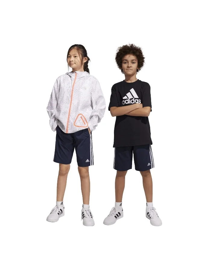 adidas شورت تدريب أزرق قصير للأولاد من U 3S Wn مقاس 7-8 سنوات