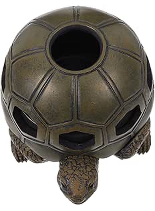 Resin Turtle Ashtray Retro Decorative Ash Container Unique Home Decor Statue - Image 1