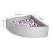 TRENDBOX Ball Pit Kids Ball Pit Memory Foam Ball Pit FanShape Ball Pits for Toddlers Kids Ball Pit Balls NOT Included Light Gray - Image 4