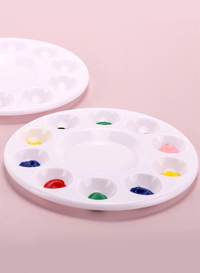 BTYMS 20 Pcs Paint Tray Palettes, 10 Wells Plastic Paint Pallets for Kids or Students to Paints on School Project or Art Class - Image 4