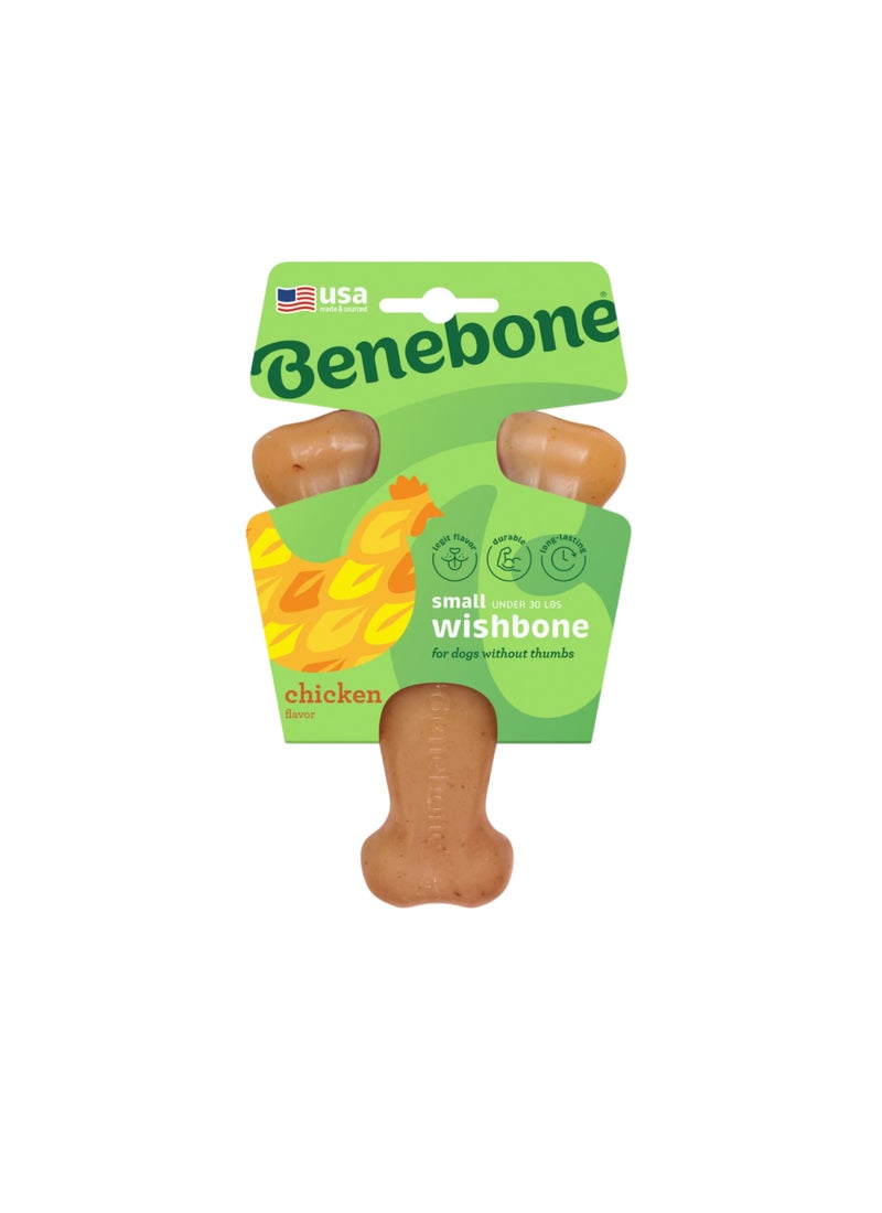 Benebone Wishbone Dog Chew Toy Chicken - Image 1