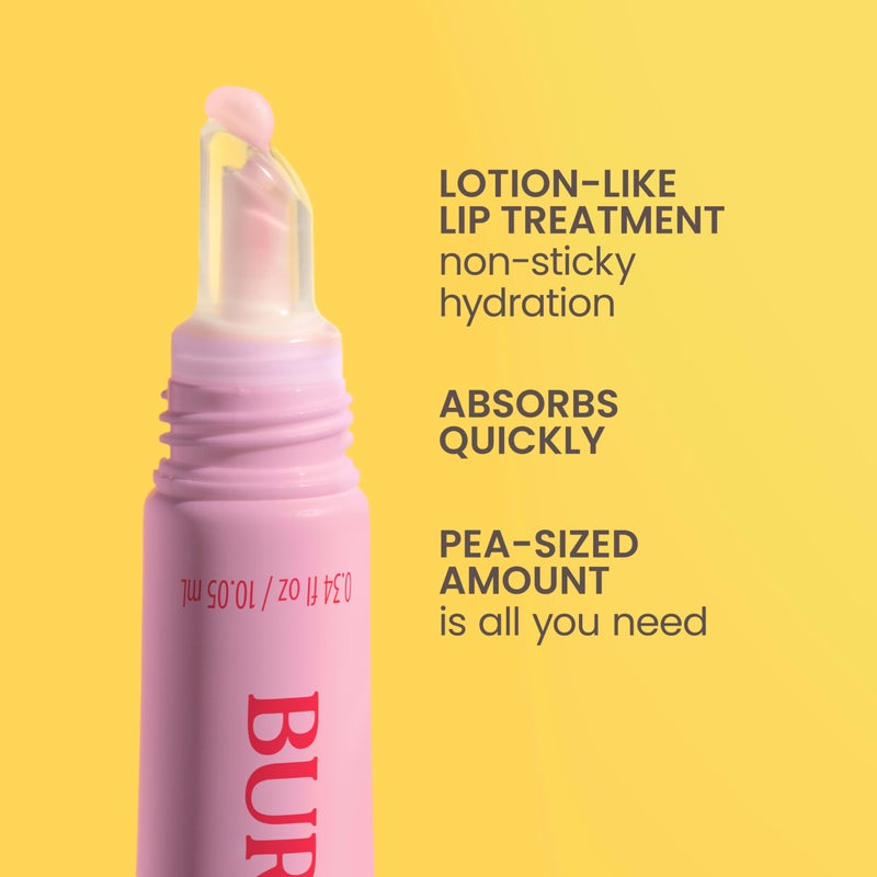 Burt's Bees Burtâ€™s Bees Lip Milk, Daily Lip Moisturizer, Sweet Strawberry, Vitamin Enriched Moisturizing Lip Balm with Almond Milk and Jojoba Oil, Hydrating for Softer Lips, 1 Tube, 0.34 Fl Oz - Image 5