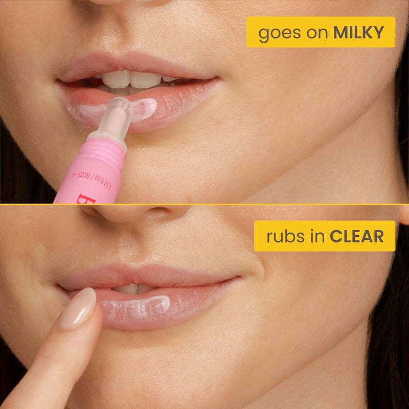 Burt's Bees Burtâ€™s Bees Lip Milk, Daily Lip Moisturizer, Sweet Strawberry, Vitamin Enriched Moisturizing Lip Balm with Almond Milk and Jojoba Oil, Hydrating for Softer Lips, 1 Tube, 0.34 Fl Oz - Image 3