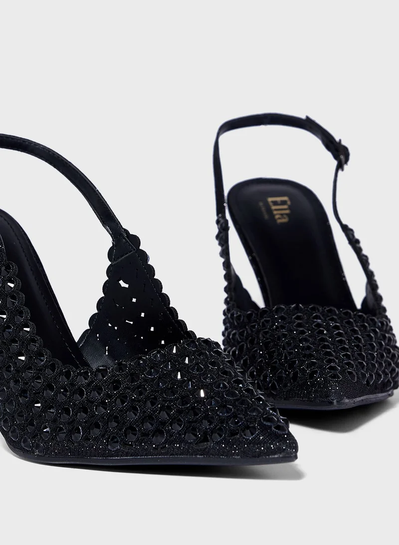 ايلا ليمتد اديشن Jewelled Pointed Pumps
